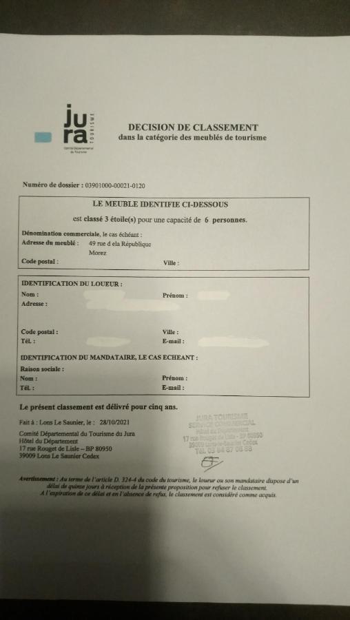 Apart'Bellevue Morez Zewnętrze zdjęcie